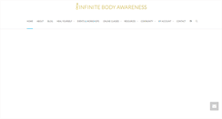 Desktop Screenshot of infinitebodyawareness.com