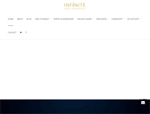 Tablet Screenshot of infinitebodyawareness.com